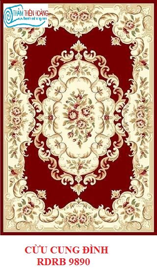 Thảm cung đình vintage RDRB9890 1