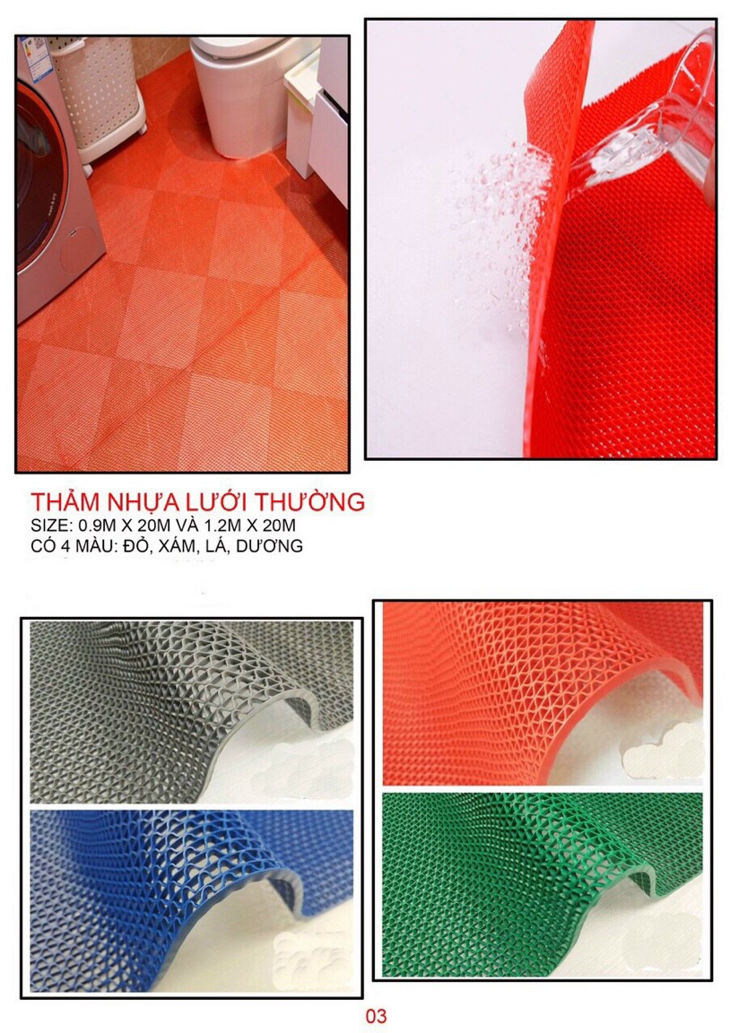 thảm chống trượt dạng lưới Zic zac 1